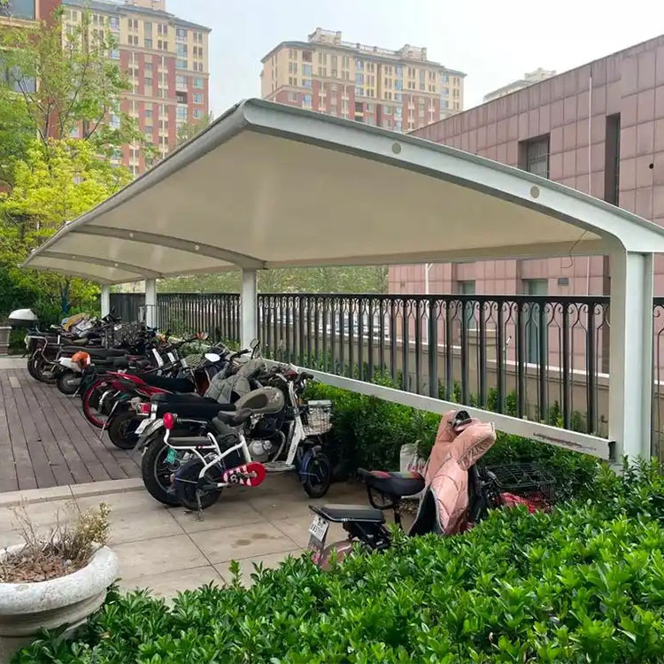 怀宁县膜结构电动车棚